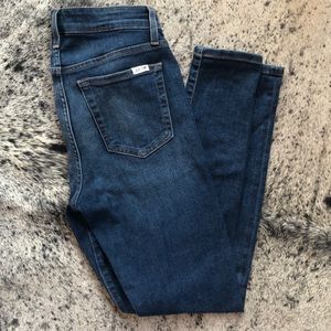 Joe’s High Waisted Button Fly Skinny Jeans